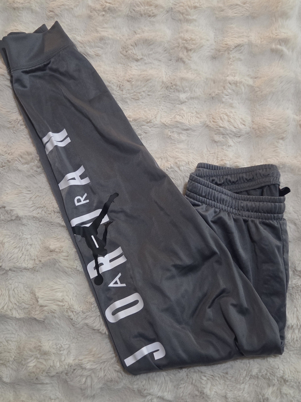 Jordan Youth XL Gray Athletic Track Pants